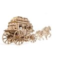 Ugears UGears UTG0035 Stagecoach Wooden 3D Model Kit UTG0035